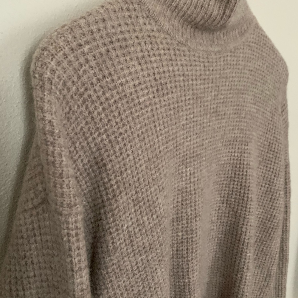 Made well wool blend waffle sweater